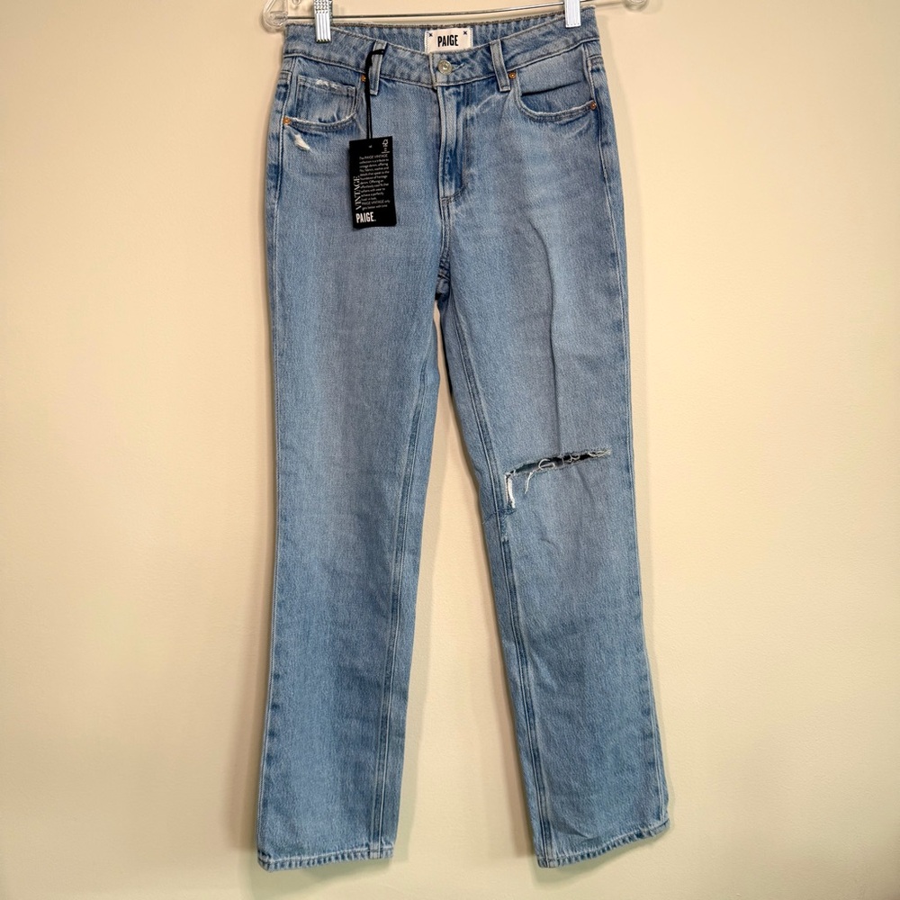 Paige Noella Relaxed Straight Leg Vintage Inspired Women's Jeans Size 24